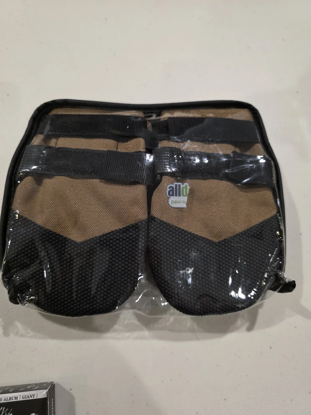 Brown & Black Dog Boots - Brand: Alldogboots